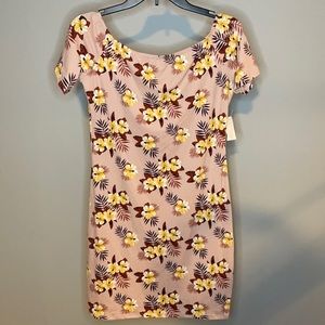 Floral Off The Shoulder Dress